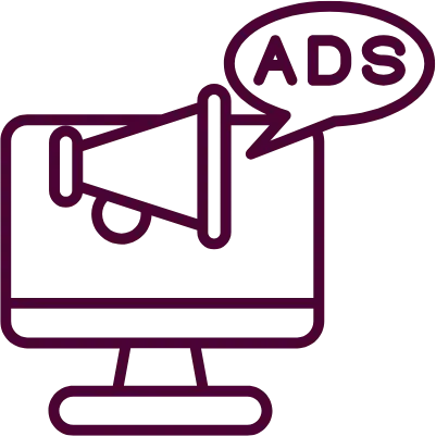 icône publicité en ligne