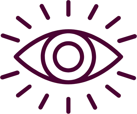 Icône représentant la création de visuels